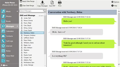 Using Specialized Software for Text Message Download